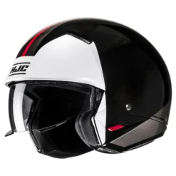 Kask otwarty z wpinaną szczęką HJC I20N VENA BLACK/WHITE czarny biały