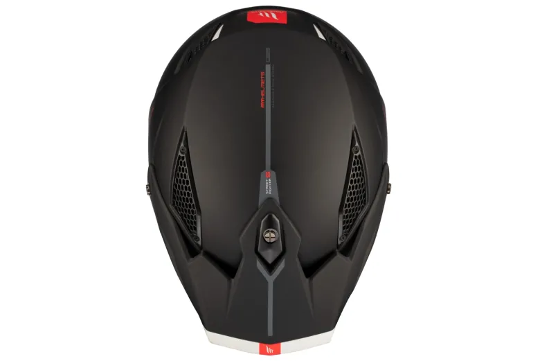 Kask otwarty z wpinaną szczęką MT STREETFIGHTER SV S SOLID MATT BLACK czarny mat