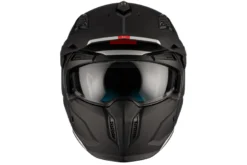 Kask otwarty z wpinaną szczęką MT STREETFIGHTER SV S SOLID MATT BLACK czarny mat