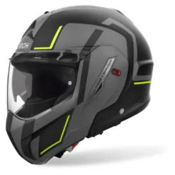 Kask szczękowy AIROH MATHISSE II GENIUS YELLOW MATT żółty fluo szary czarny