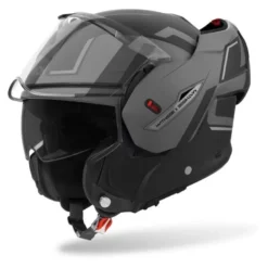 Kask szczękowy AIROH MATHISSE II GENIUS GREY MATT szary czarny