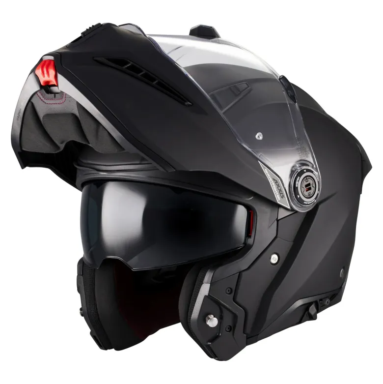 Kask szczękowy AXXIS GHOSTFIGHTER SV SOLID A1 MATT BLACK czarny mat