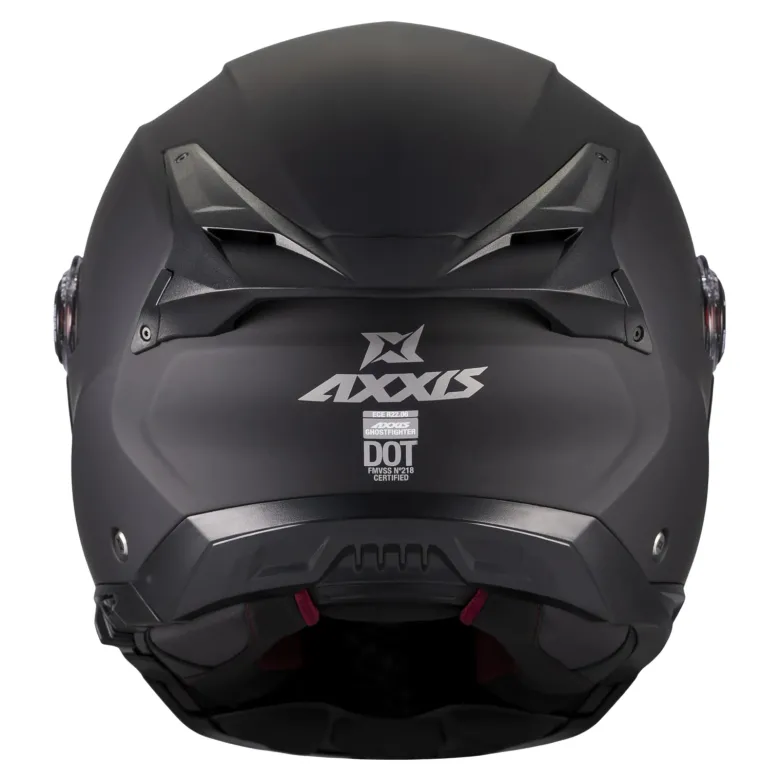 Kask szczękowy AXXIS GHOSTFIGHTER SV SOLID A1 MATT BLACK czarny mat