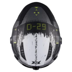 Kask szczękowy AXXIS GHOSTFIGHTER SV D-29 B2 MATT biały żółty fluo szary czarny