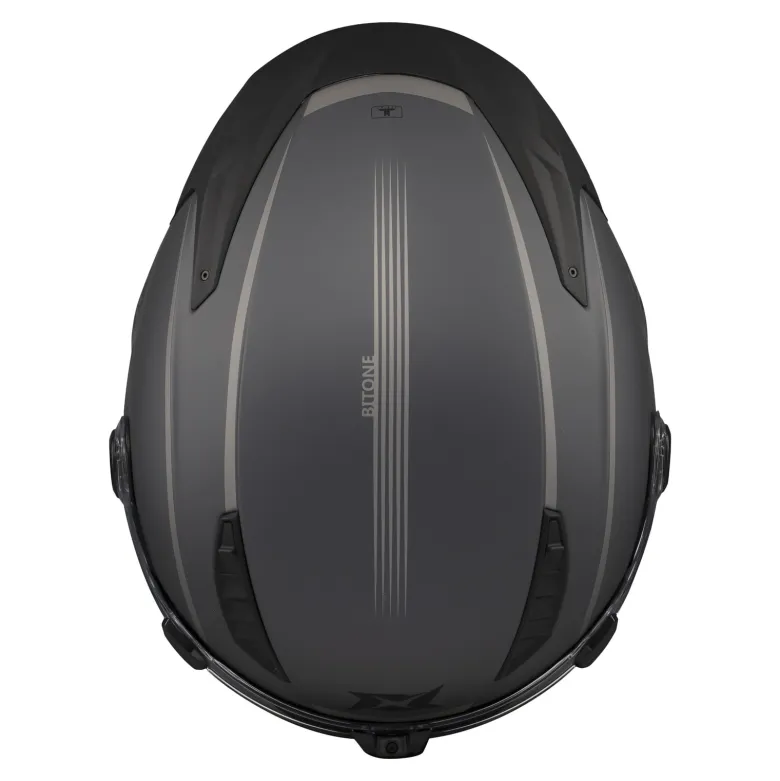 Kask szczękowy AXXIS GHOSTFIGHTER SV BITONE C12 MATT czarny szary