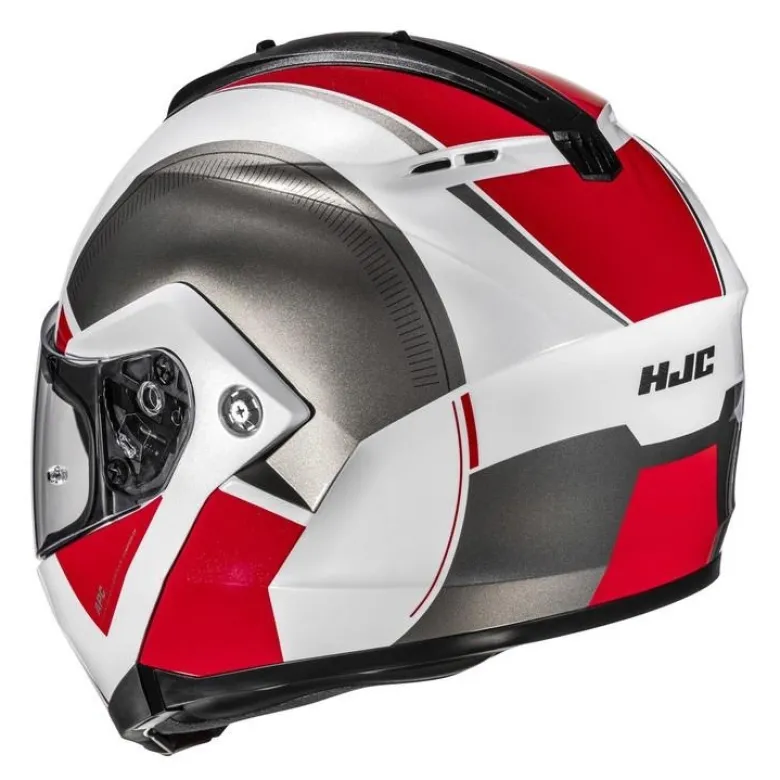Kask szczękowy HJC C91N JYN WHITE/RED biały czerwony