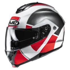 Kask szczękowy HJC C91N JYN WHITE/RED biały czerwony