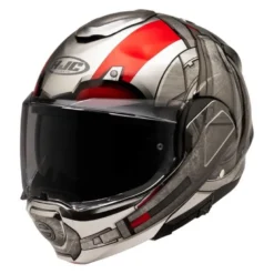Kask szczękowy HJC F100 ANT-MAN MARVEL SILVER/RED srebrny czerwony