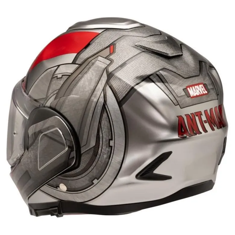 Kask szczękowy HJC F100 ANT-MAN MARVEL SILVER/RED srebrny czerwony