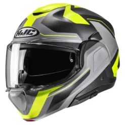Kask szczękowy HJC F100 BIOS GREY/YELLOW szary żółty
