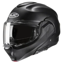 Kask szczękowy HJC F100 SEMI FLAT BLACK czarny mat