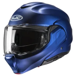 Kask szczękowy HJC F100 SEMI FLAT METALLIC BLUE niebieski