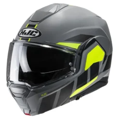 Kask szczękowy HJC I100 BEIS GREY/YELLOW szary żółty fluo