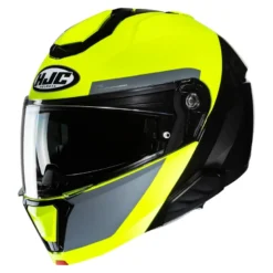Kask szczękowy HJC I91 BINA YELLOW/BLACK żółty fluo szary czarny