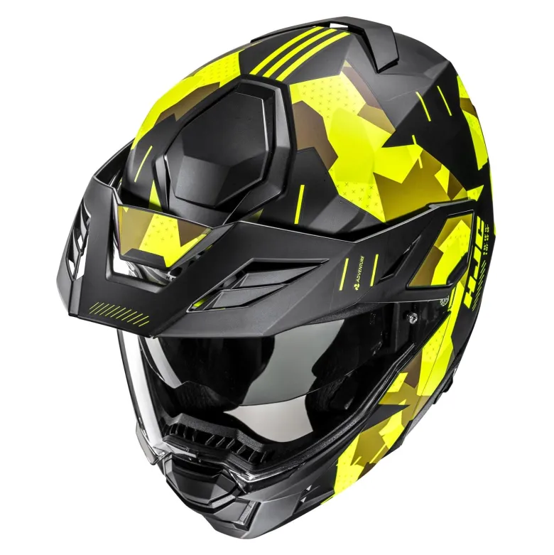 Kask szczękowy HJC I80 ROKI BLACK/YELLOW czarny żółty