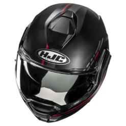 Kask szczękowy HJC I100 SYSMA BLACK/RED czarny czerwony