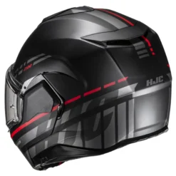 Kask szczękowy HJC I100 SYSMA BLACK/RED czarny czerwony