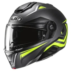 Kask szczękowy HJC I91 TRICUS BLACK/YELLOW czarny żółty
