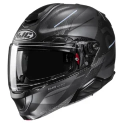 Kask szczękowy HJC RPHA 91 BLAT BLACK czarny