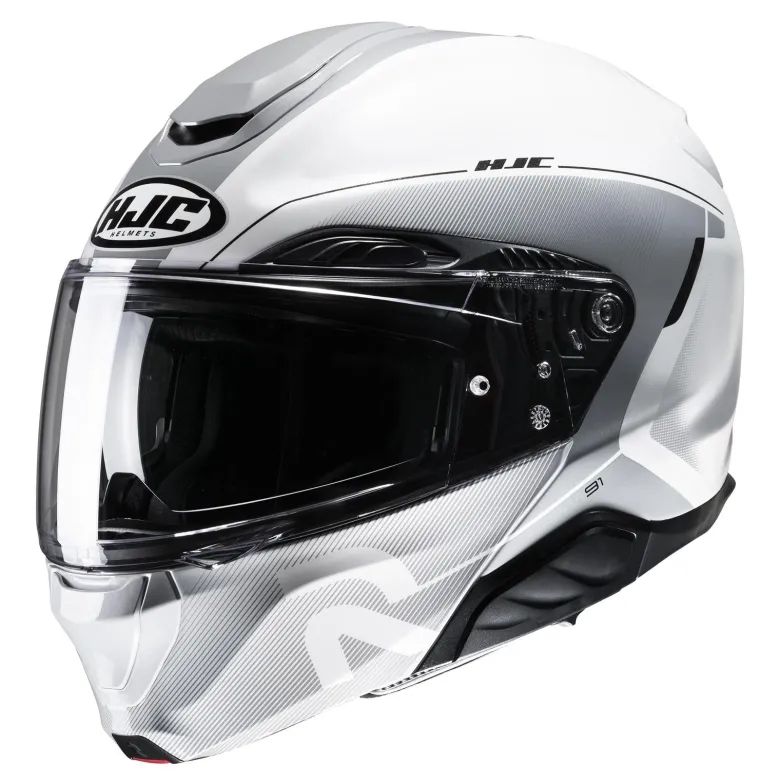 Kask szczękowy HJC RPHA 91 COMBUST WHITE/GREY biały szary