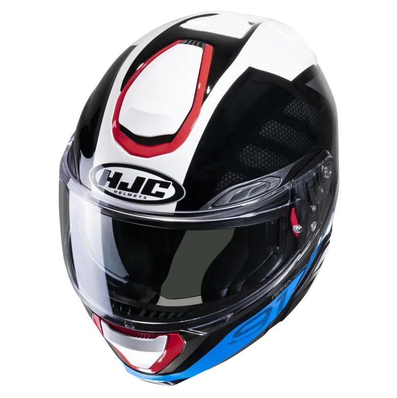 Kask szczękowy HJC RPHA 91 RAFINO WHITE/BLUE/RED biały niebieski czerwony czarny