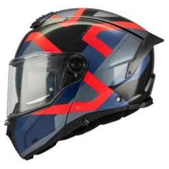 Kask szczękowy MT ATOM 2 SV DEXTER BLUE/RED niebieski czerwony