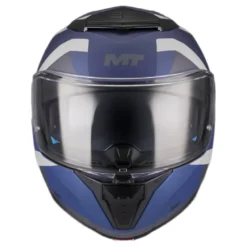 Kask szczękowy MT ATOM 2 SV DEXTER BLUE/SILVER niebieski szary