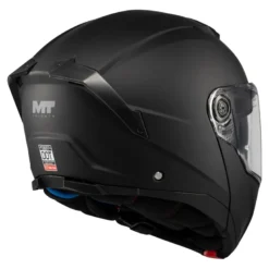 Kask szczękowy MT ATOM 2 SV PURE BLACK MATT czarny mat