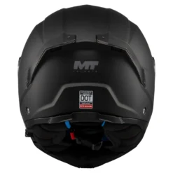 Kask szczękowy MT ATOM 2 SV PURE BLACK MATT czarny mat