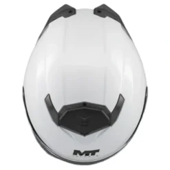 Kask szczękowy MT ATOM 2 SV PURE WHITE biały
