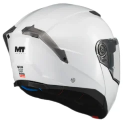 Kask szczękowy MT ATOM 2 SV PURE WHITE biały