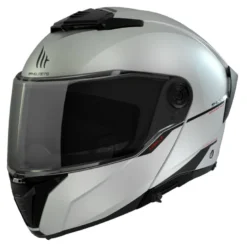 Kask szczękowy MT ATOM 2 SV SOLID GLOSS PEARL WHITE biały