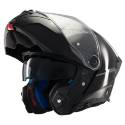 Kask szczękowy MT ATOM 2 SV SOLID GLOSS BLACK czarny