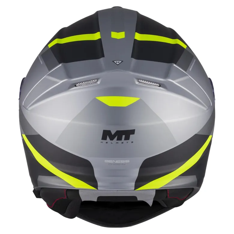 Kask szczękowy MT GENESIS R SV CHEEKY C3 MATT szary żółty fluo czarny