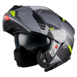 Kask szczękowy MT GENESIS R SV CHEEKY C3 MATT szary żółty fluo czarny