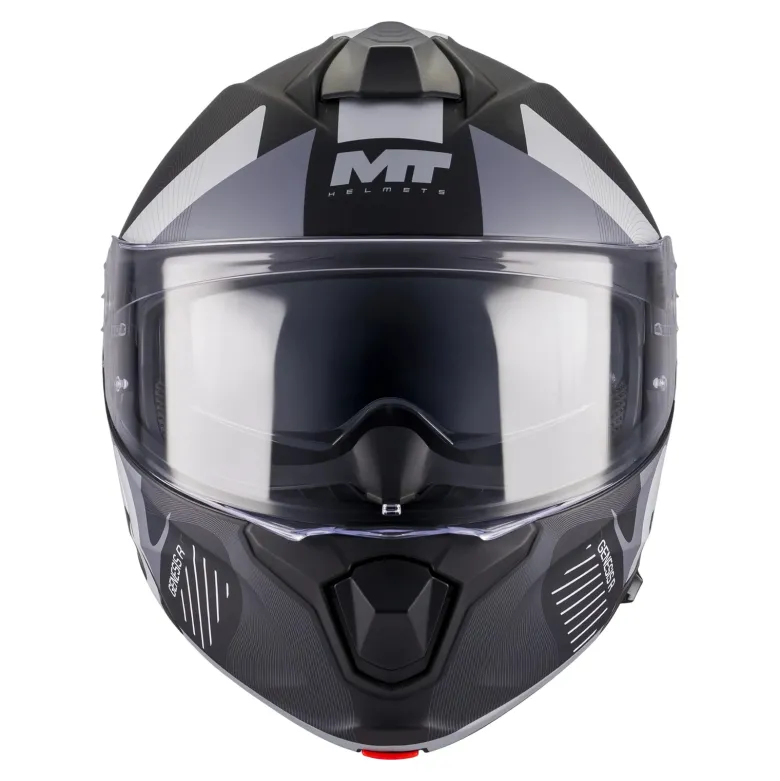 Kask szczękowy MT GENESIS R SV LANCER B12 MATT czarny szary biały