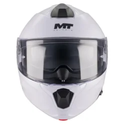 Kask szczękowy MT GENESIS R SV PURE A0 GLOSS biały