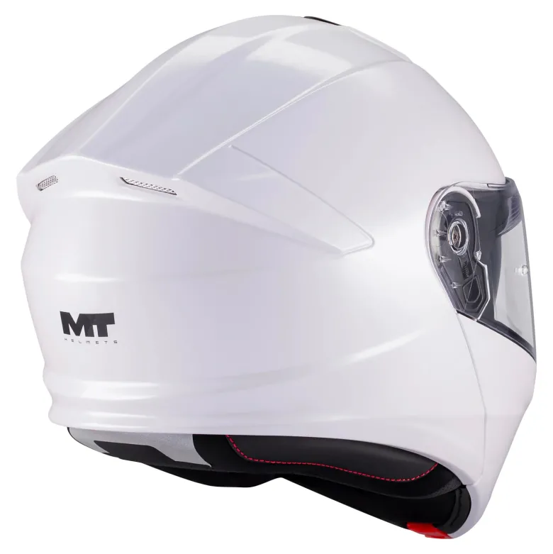 Kask szczękowy MT GENESIS R SV PURE A0 GLOSS biały