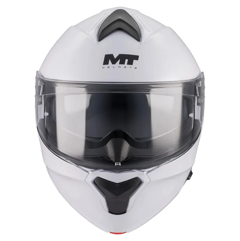 Kask szczękowy MT GENESIS SV PURE GLOSS WHITE biały