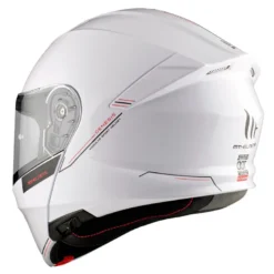 Kask szczękowy MT GENESIS SV SOLID GLOSS PEARL WHITE biały