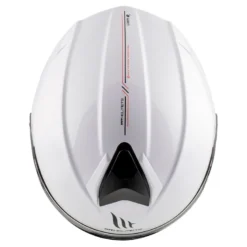 Kask szczękowy MT GENESIS SV SOLID GLOSS PEARL WHITE biały
