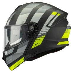 Kask szczękowy MT GENESIS SV STROKE GREY/WHITE/YELLOW BLACK szary biały żółty