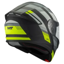 Kask szczękowy MT GENESIS SV STROKE GREY/WHITE/YELLOW BLACK szary biały żółty