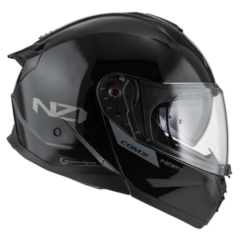 Kask szczękowy NZI COMBI 3 DUO BLACK czarny