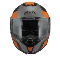 Kask szczękowy NZI COMBI 3 DUO DAILY BLACK ORANGE ANTRACITE MATT czarny pomarańczowy szary