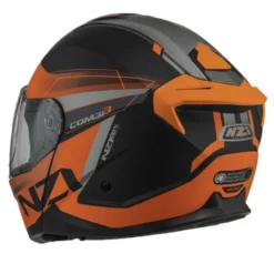 Kask szczękowy NZI COMBI 3 DUO DAILY BLACK ORANGE ANTRACITE MATT czarny pomarańczowy szary