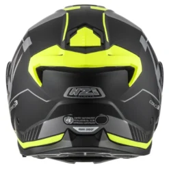 Kask szczękowy NZI COMBI 3 DUO ORBE BLACK ANTRACITE YELLOW MATT szary żółty