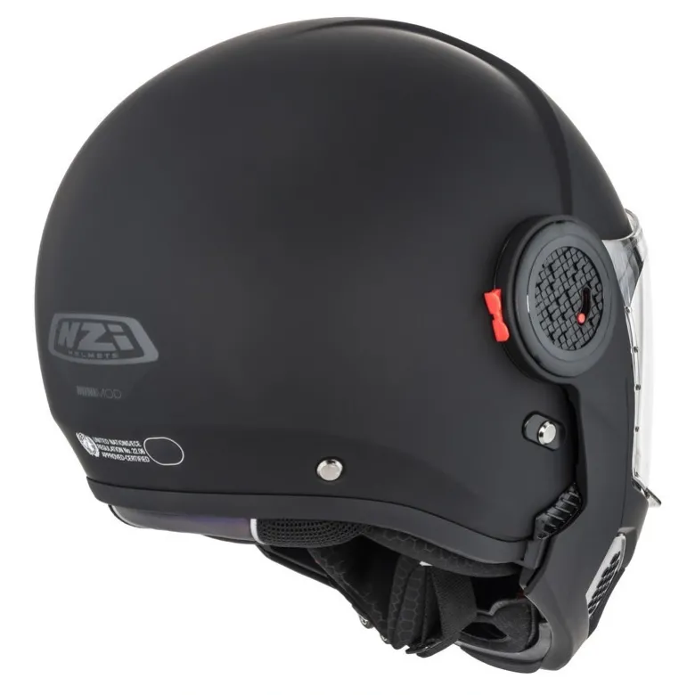 Kask szczękowy NZI MINIMOD MATT BLACK czarny mat
