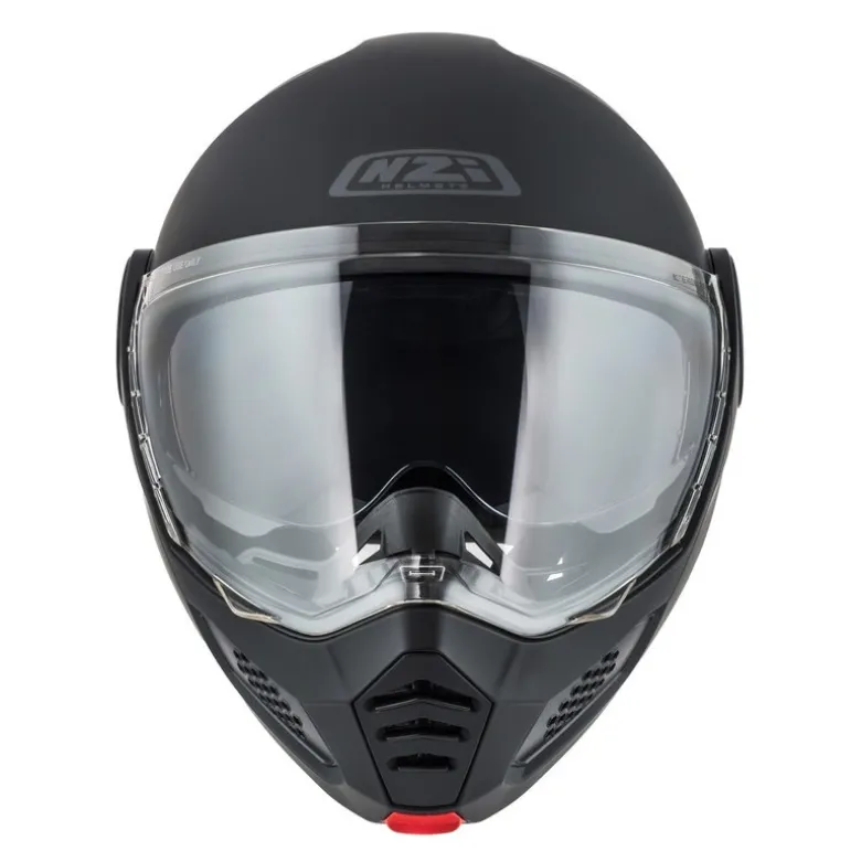 Kask szczękowy NZI MINIMOD MATT BLACK czarny mat