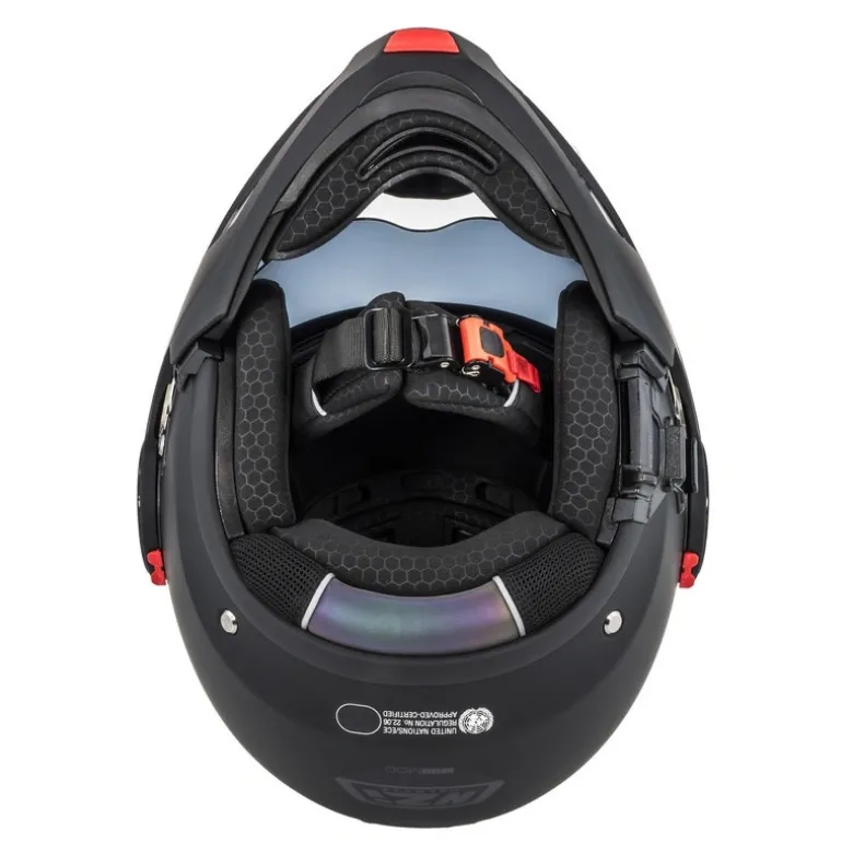 Kask szczękowy NZI MINIMOD MATT BLACK czarny mat